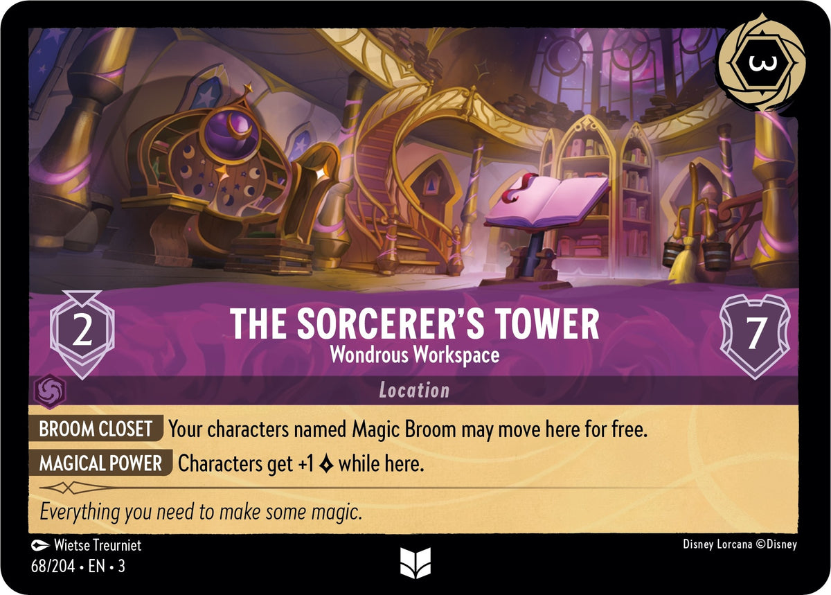 Image for The Sorcerer's Tower - Wondrous Workspace (68/204) (3) - Disney Lorcana