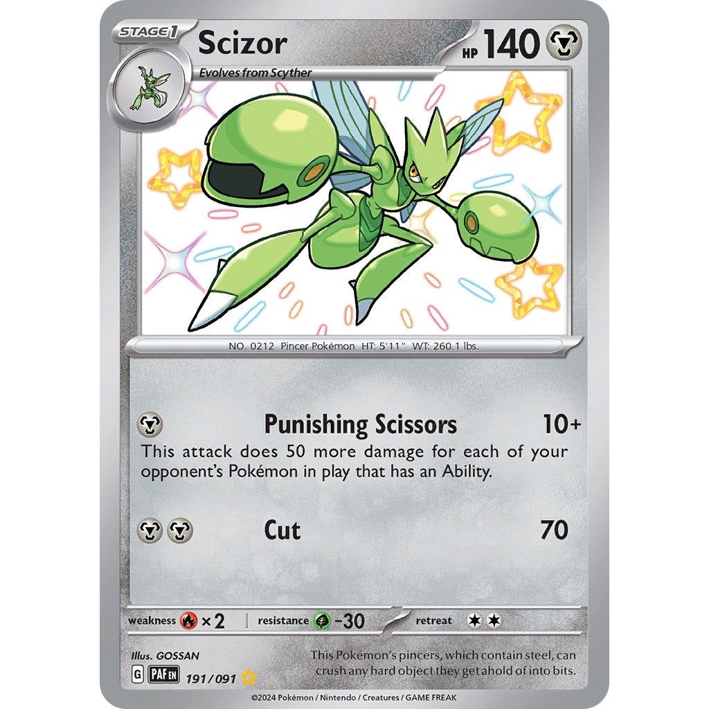 Image for Scizor (191/091) (PAF) - Pokemon