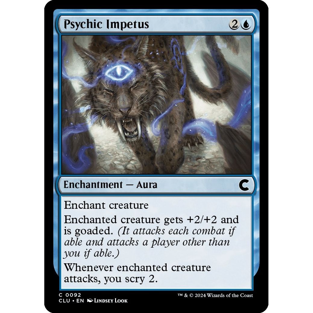 Image for Psychic Impetus (92) (CLU) - Magic: The Gathering