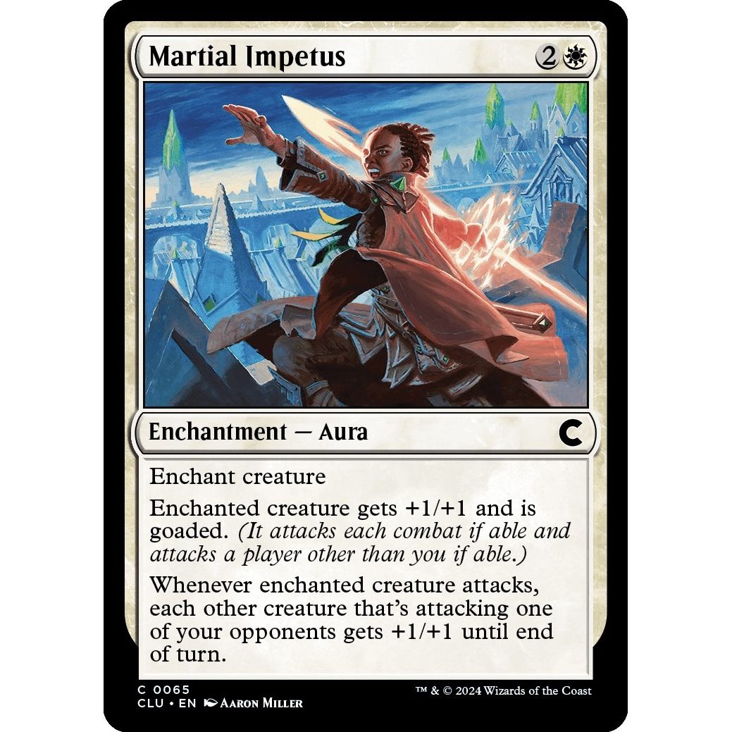 Image for Martial Impetus (65) (CLU) - Magic: The Gathering