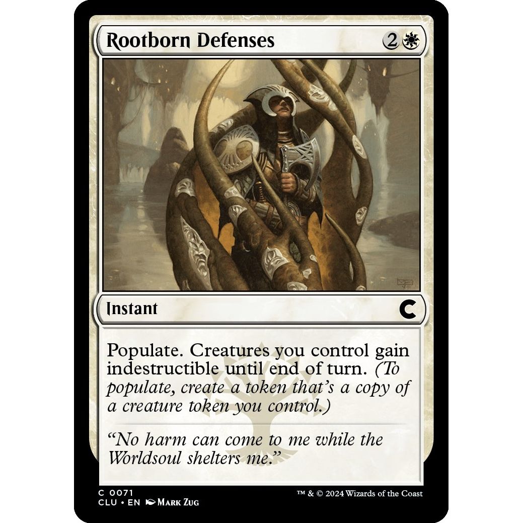 Image for Rootborn Defenses (71) (CLU) - Magic: The Gathering