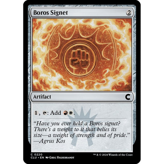 Image for Boros Signet (220) (CLU) - Magic: The Gathering