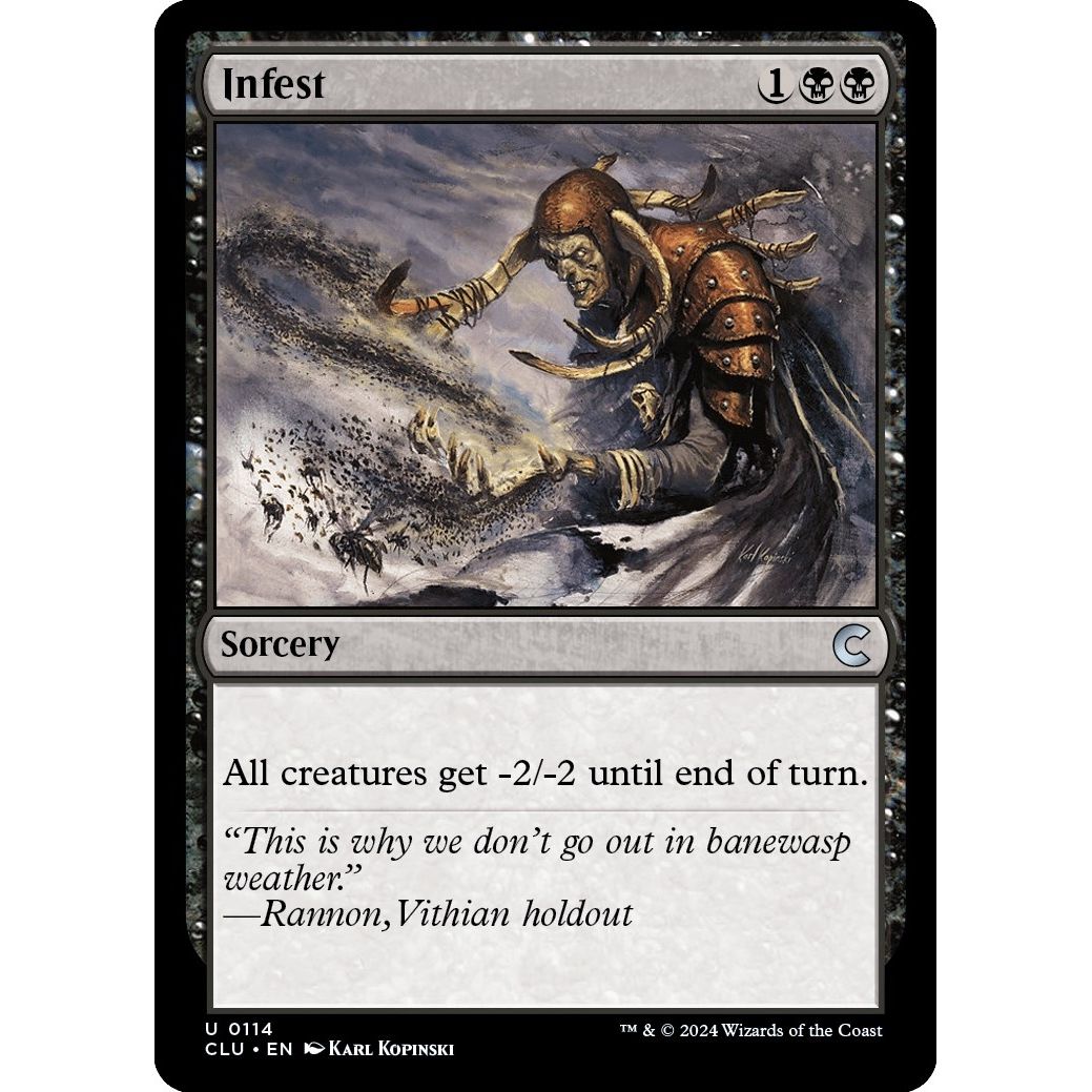 Image for Infest (114) (CLU) - Magic: The Gathering