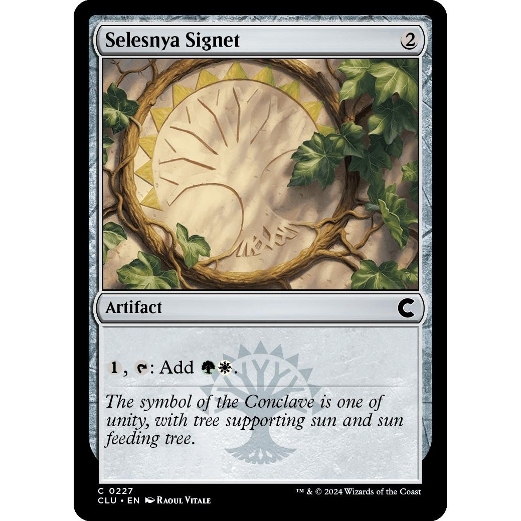 Image for Selesnya Signet (227) (CLU) - Magic: The Gathering
