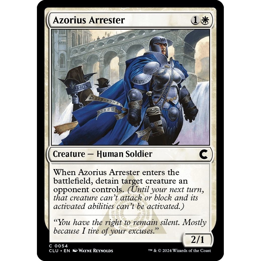 Image for Azorius Arrester (54) (CLU) - Magic: The Gathering