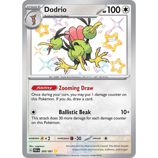 Image for Dodrio (200/091) (PAF) - Pokemon