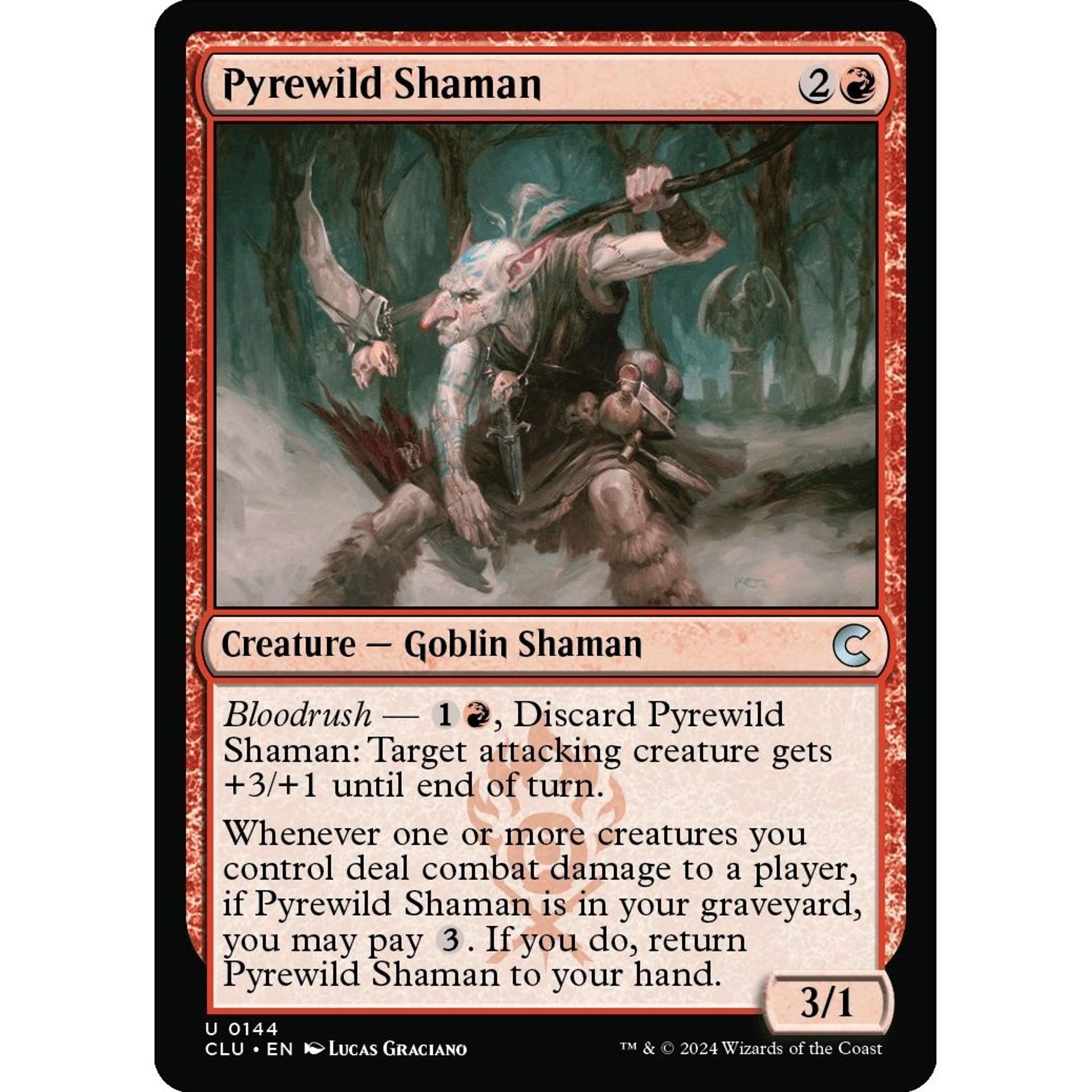 Image for Pyrewild Shaman (144) (CLU) - Magic: The Gathering