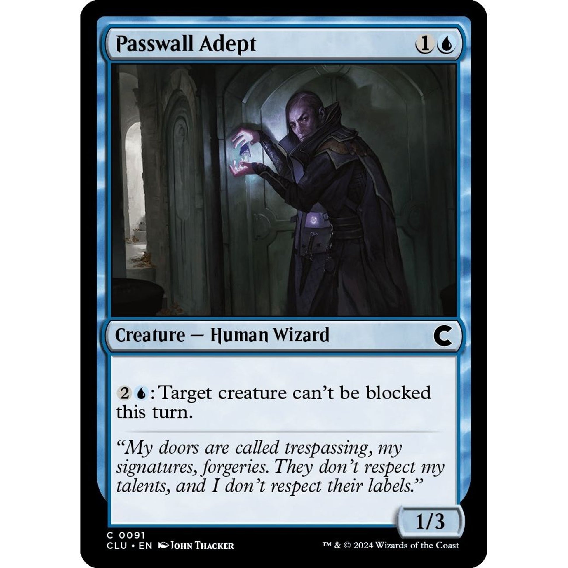 Image for Passwall Adept (91) (CLU) - Magic: The Gathering
