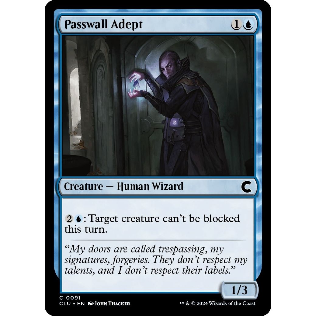 Image for Passwall Adept (91) (CLU) - Magic: The Gathering