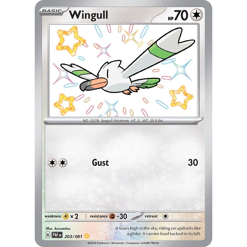 Image for Wingull (203/091) (PAF) - Pokemon
