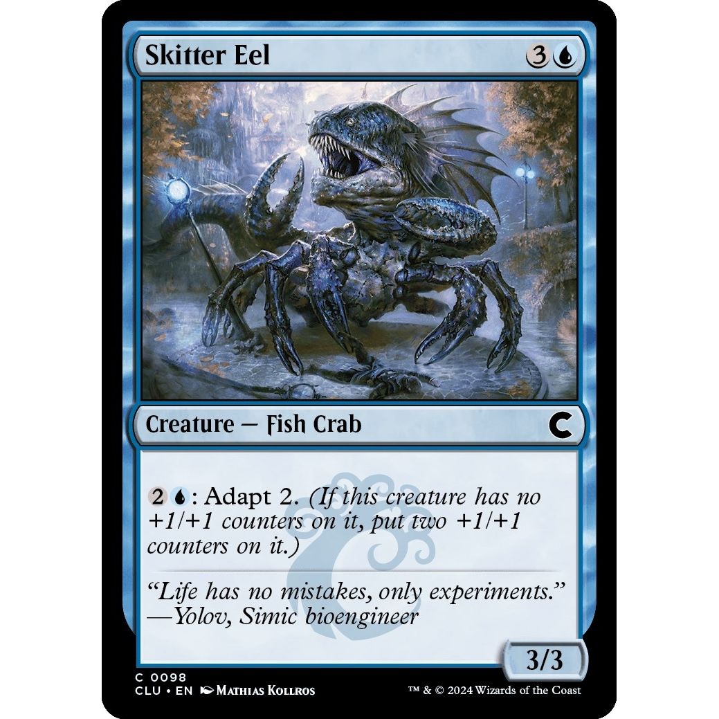 Image for Skitter Eel (98) (CLU) - Magic: The Gathering