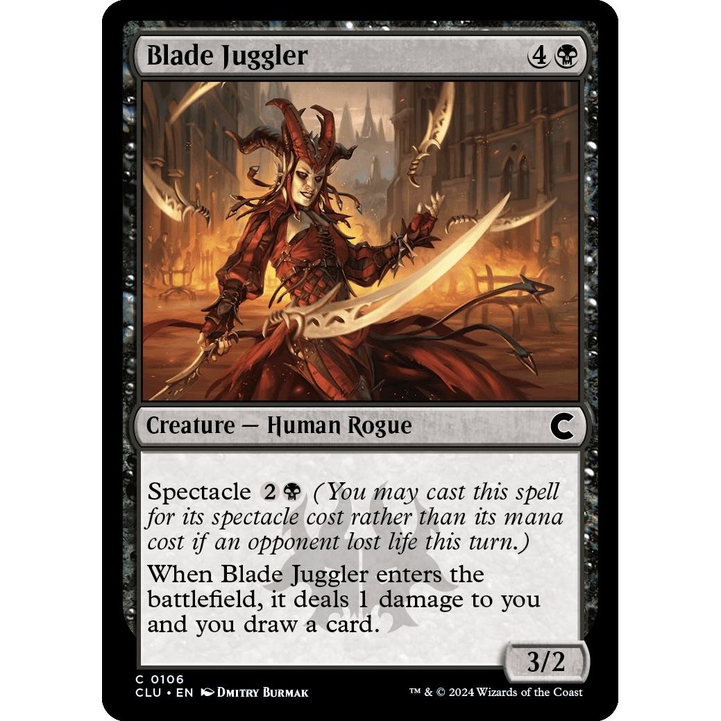 Image for Blade Juggler (106) (CLU) - Magic: The Gathering