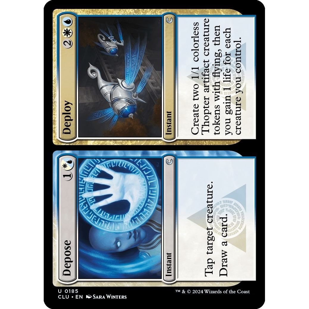 Image for Depose // Deploy (185) (CLU) - Magic: The Gathering