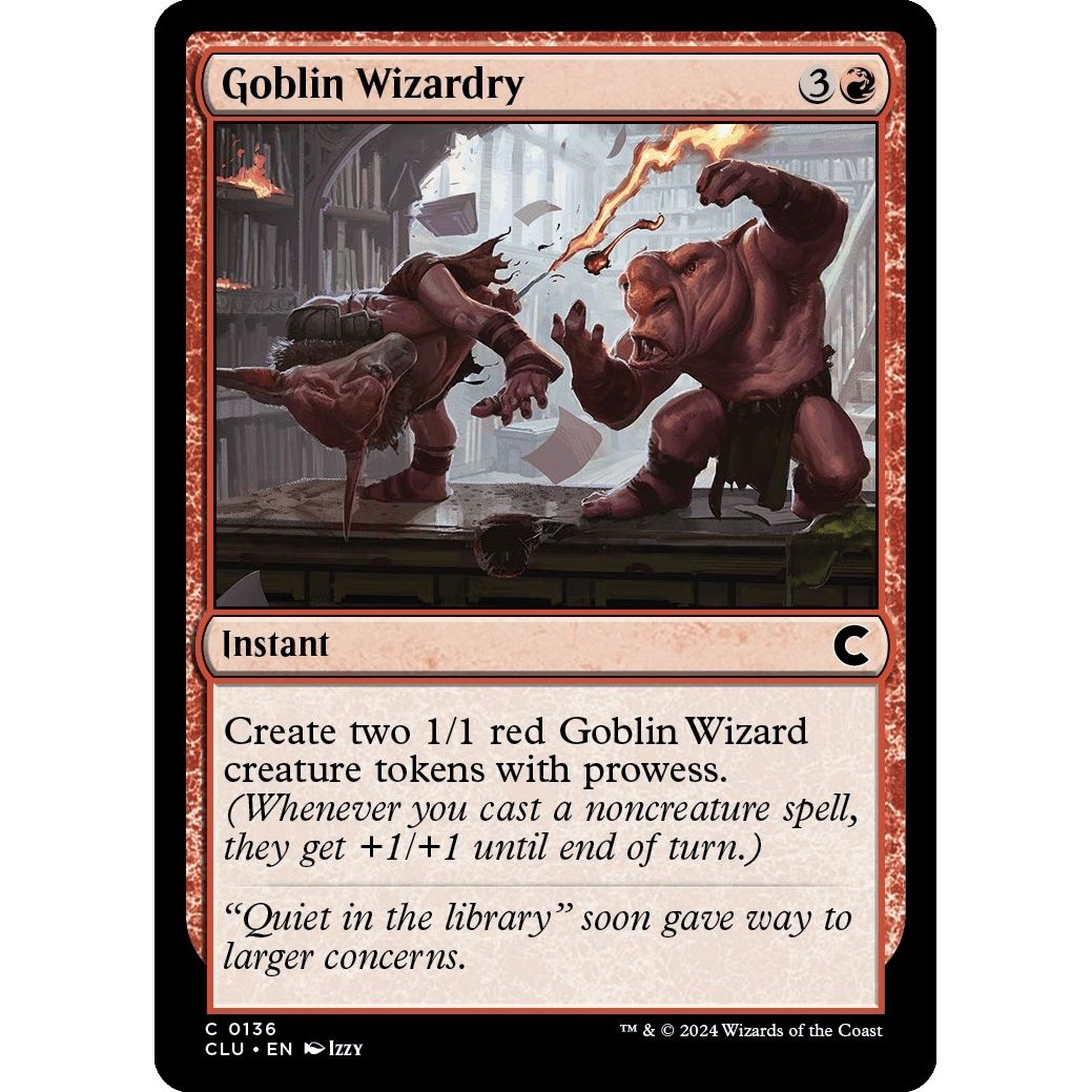Image for Goblin Wizardry (136) (CLU) - Magic: The Gathering