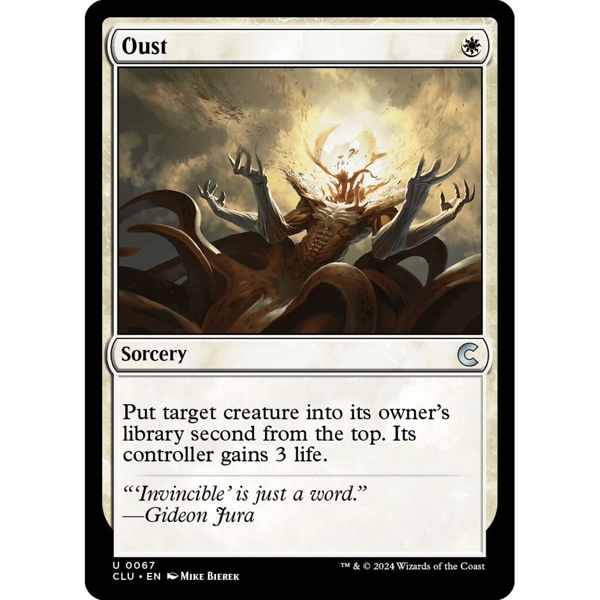 Image for Oust (67) (CLU) - Magic: The Gathering