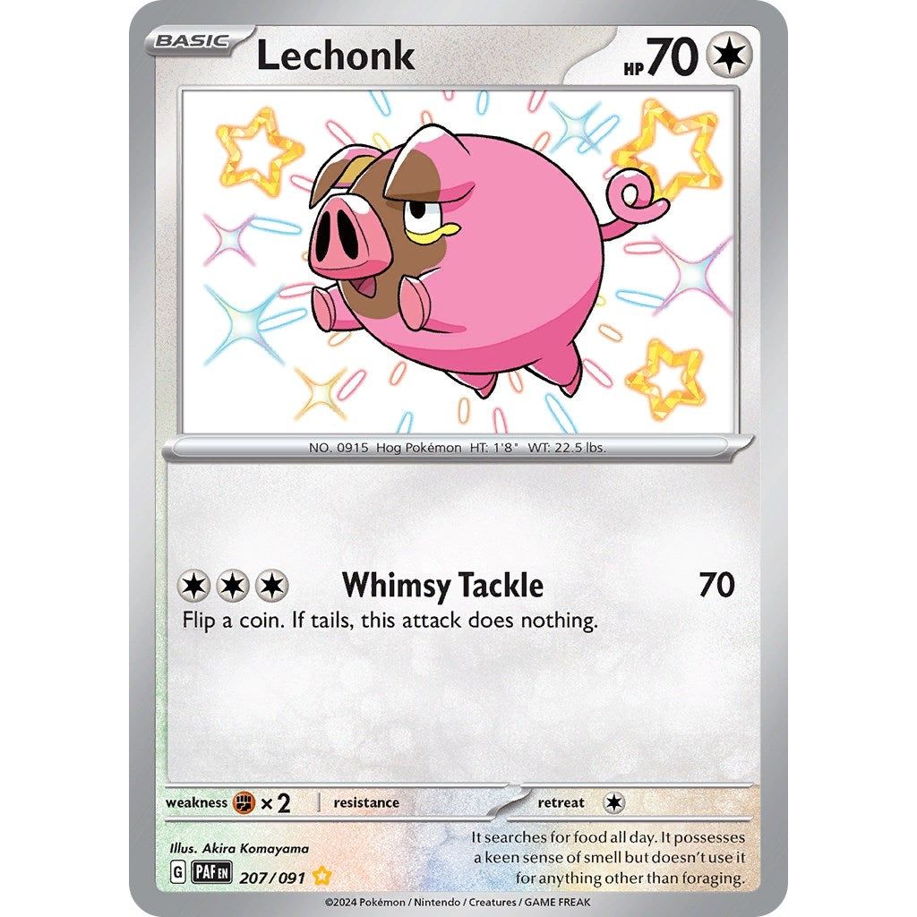 Image for Lechonk (207/091) (PAF) - Pokemon