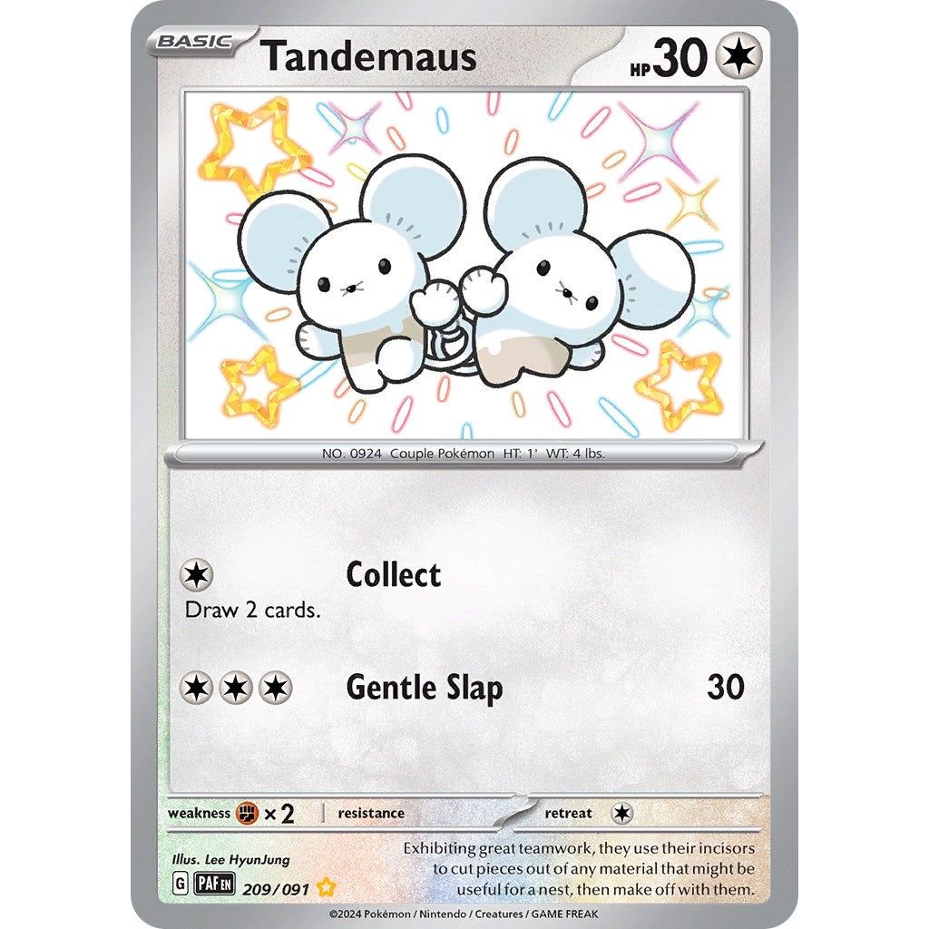 Image for Tandemaus (209/091) (PAF) - Pokemon