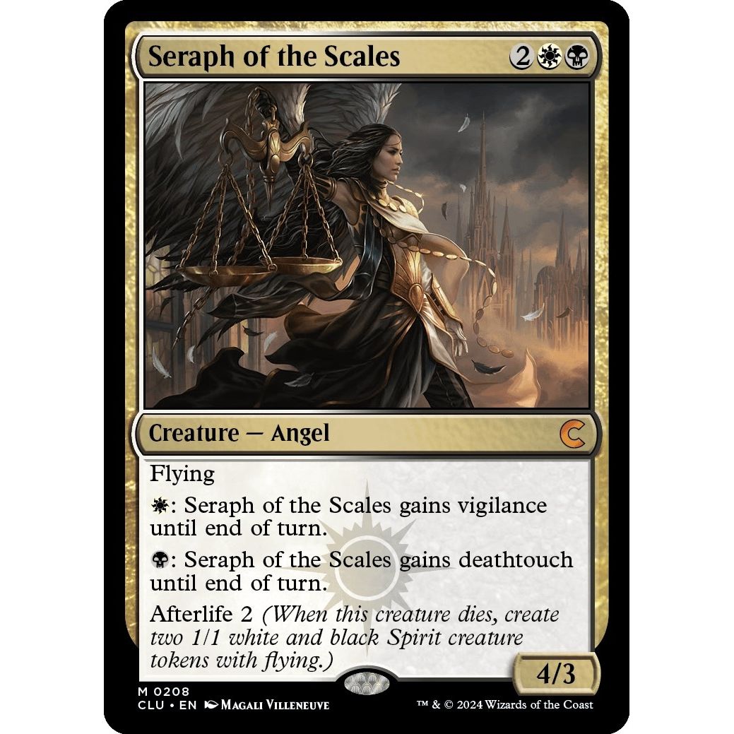 Image for Seraph of the Scales (208) (CLU) - Magic: The Gathering