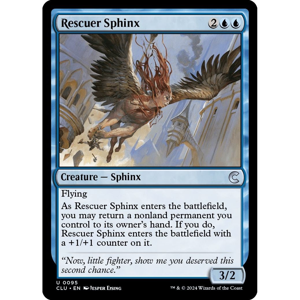 Image for Rescuer Sphinx (95) (CLU) - Magic: The Gathering