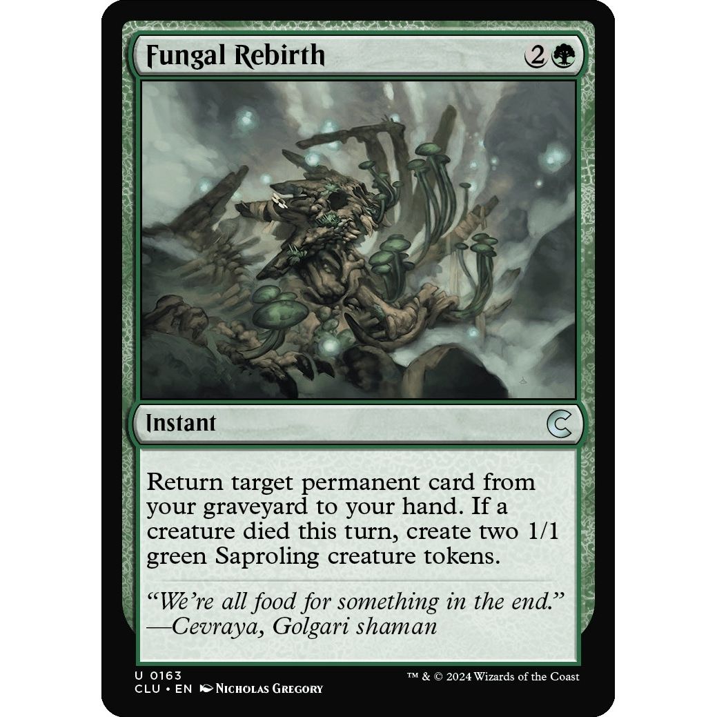 Image for Fungal Rebirth (163) (CLU) - Magic: The Gathering