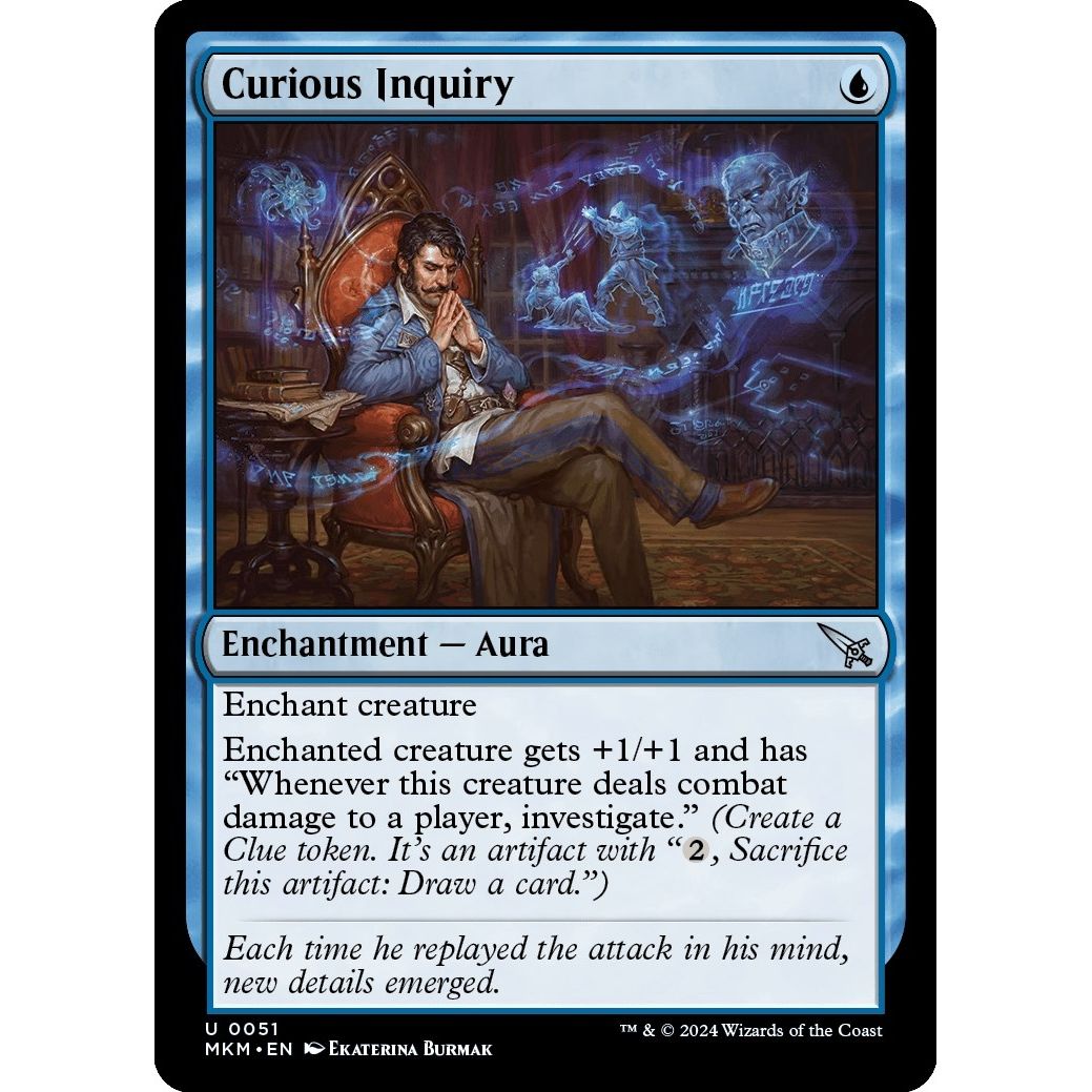 Image for Curious Inquiry (51) (MKM) - Magic: The Gathering