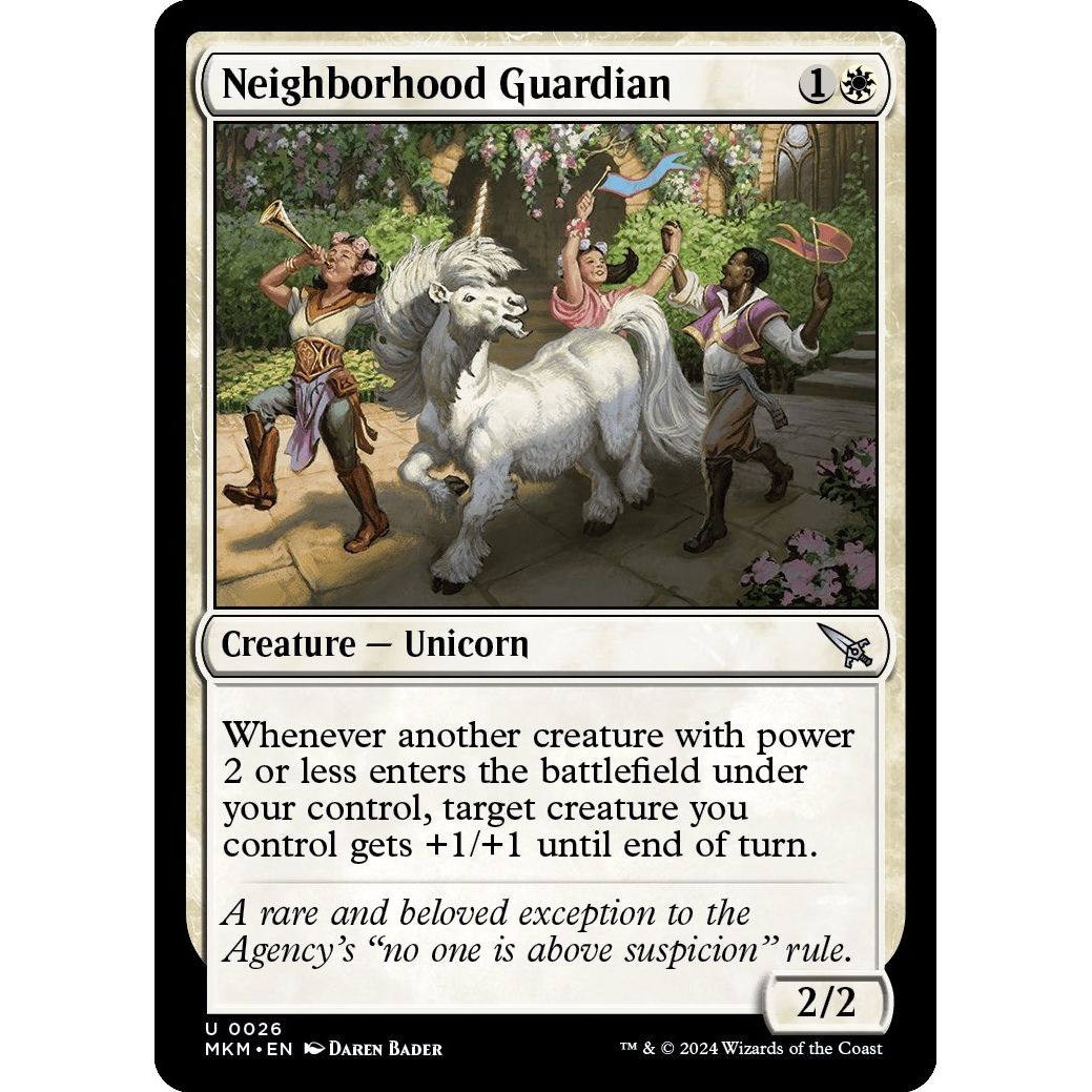 Image for Neighborhood Guardian (26) (MKM) - Magic: The Gathering