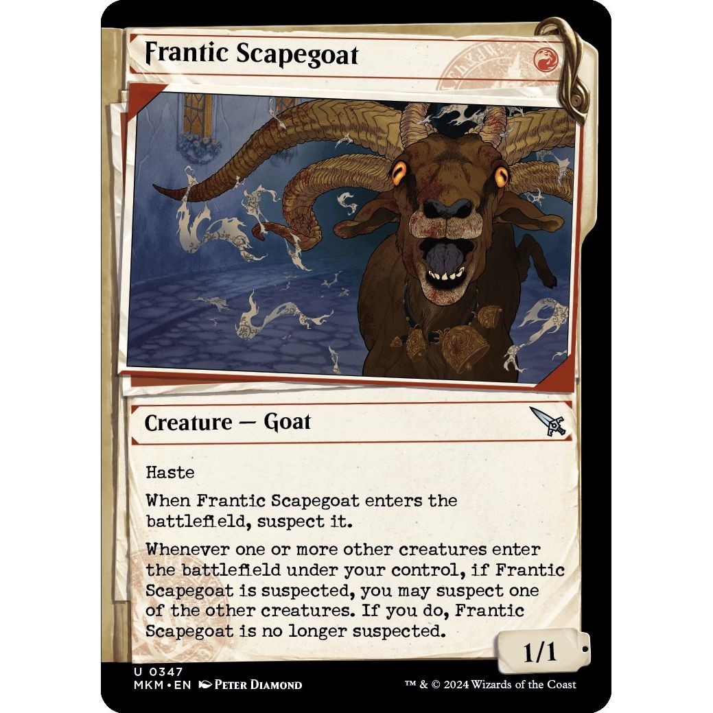 Image for Frantic Scapegoat (Showcase) (347) (MKM) - Magic: The Gathering