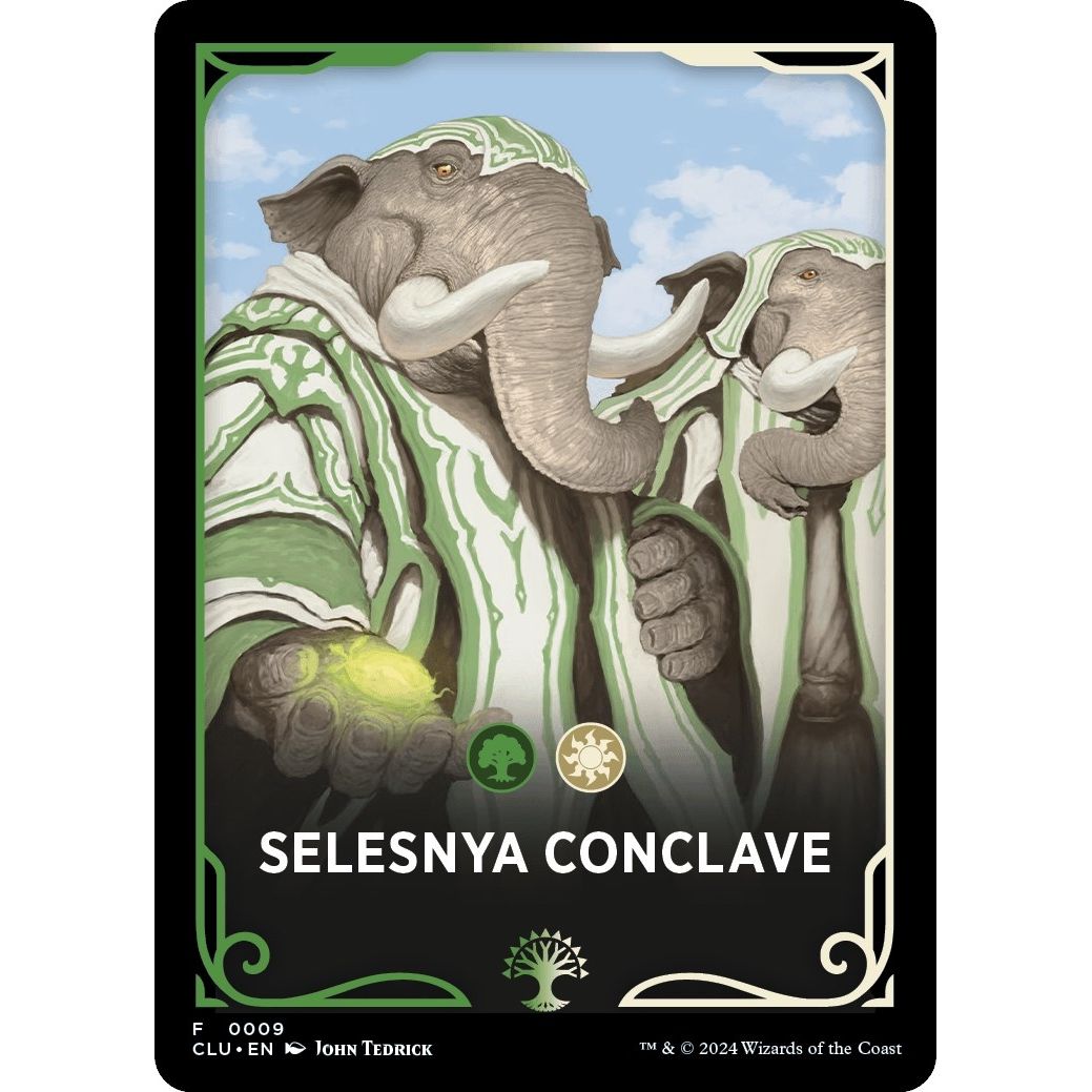 Image for Selesnya Conclave Theme Card (9) (CLU) - Magic: The Gathering