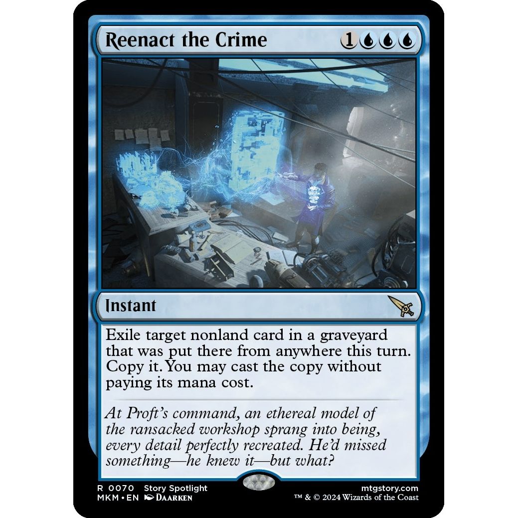 Image for Reenact the Crime (70) (MKM) - Magic: The Gathering