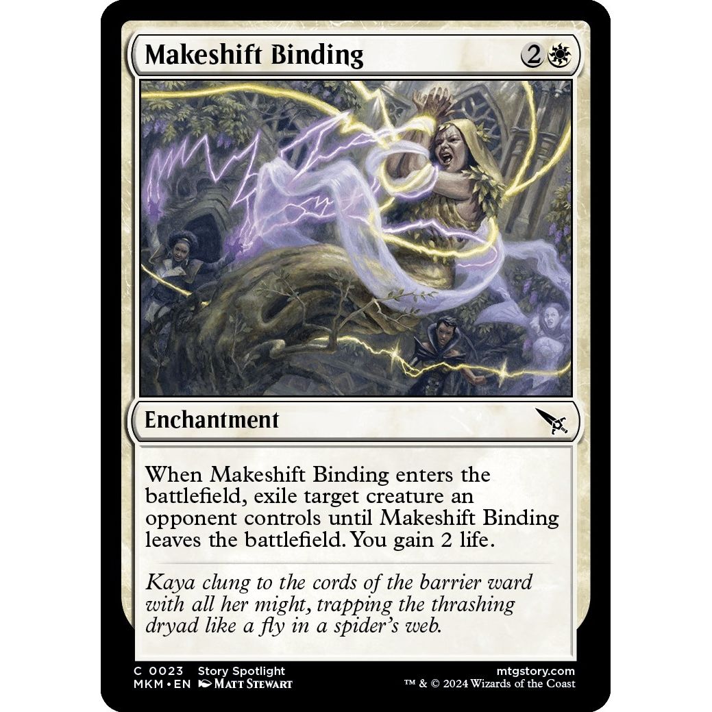 Image for Makeshift Binding (23) (MKM) - Magic: The Gathering