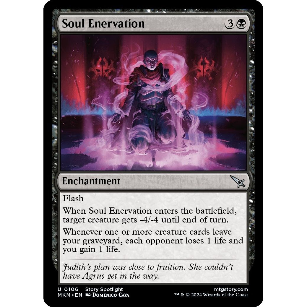 Image for Soul Enervation (106) (MKM) - Magic: The Gathering