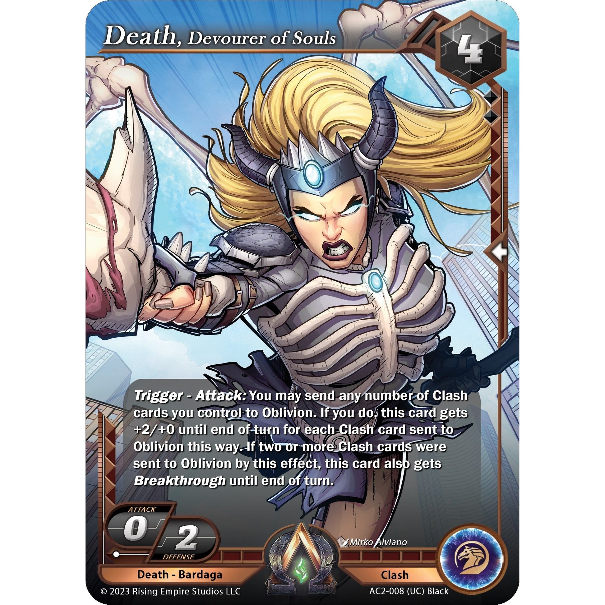 Image for Death, Devourer of Souls (AC2-008) (AC2) - Alpha Clash