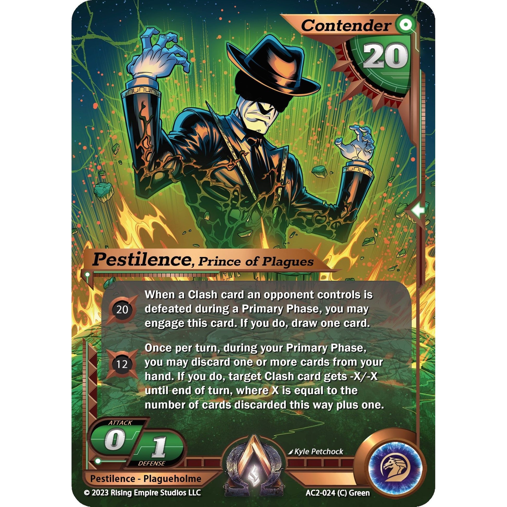 Image for Pestilence, Prince of Plagues (AC2-024) (AC2) - Alpha Clash
