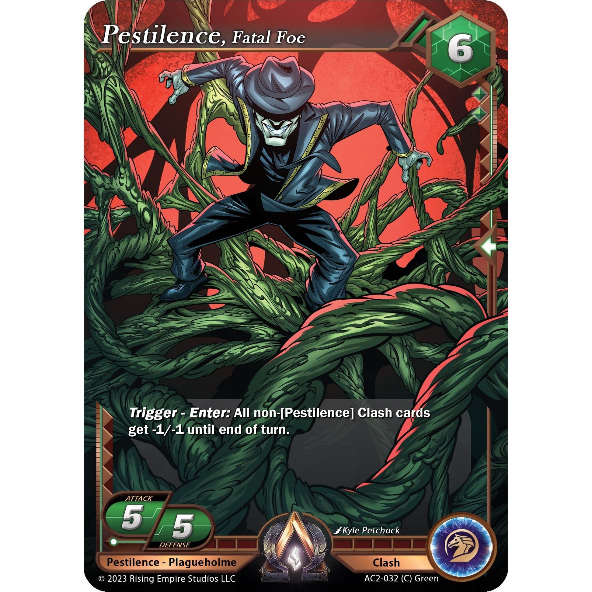 Image for Pestilence, Fatal Foe (AC2-032) (AC2) - Alpha Clash