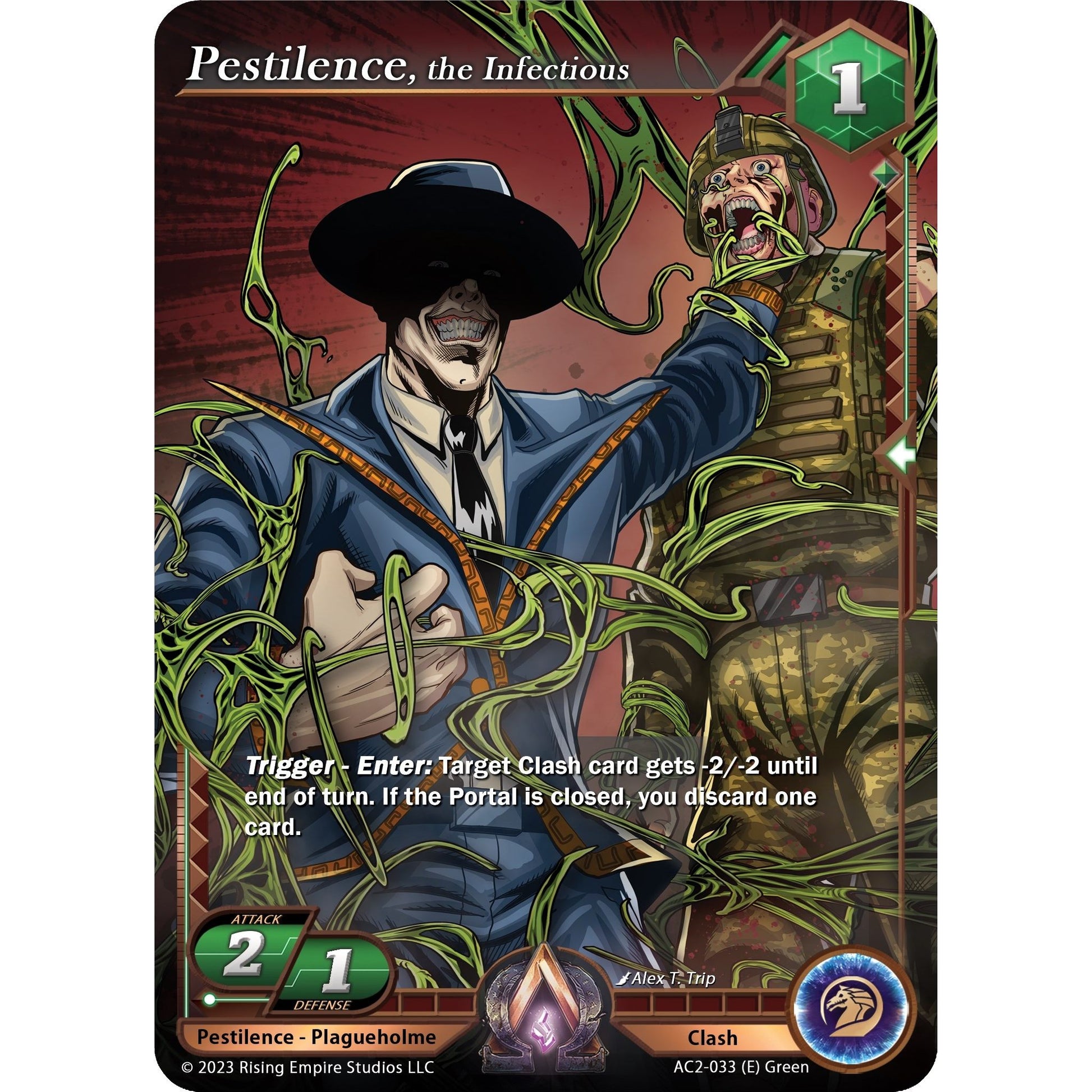 Image for Pestilence, the Infectious (AC2-033) (AC2) - Alpha Clash