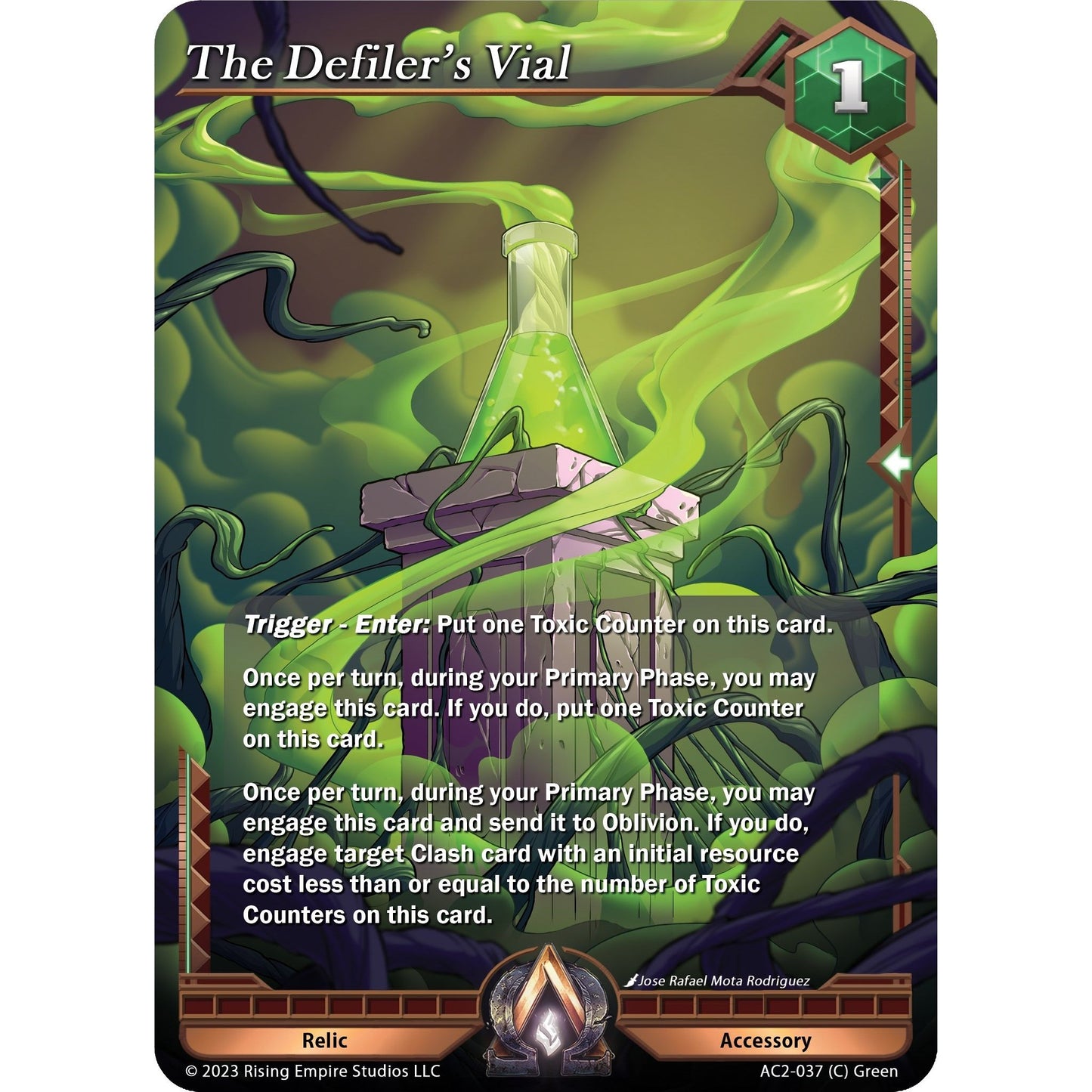 Image for The Defiler's Vial (AC2-037) (AC2) - Alpha Clash