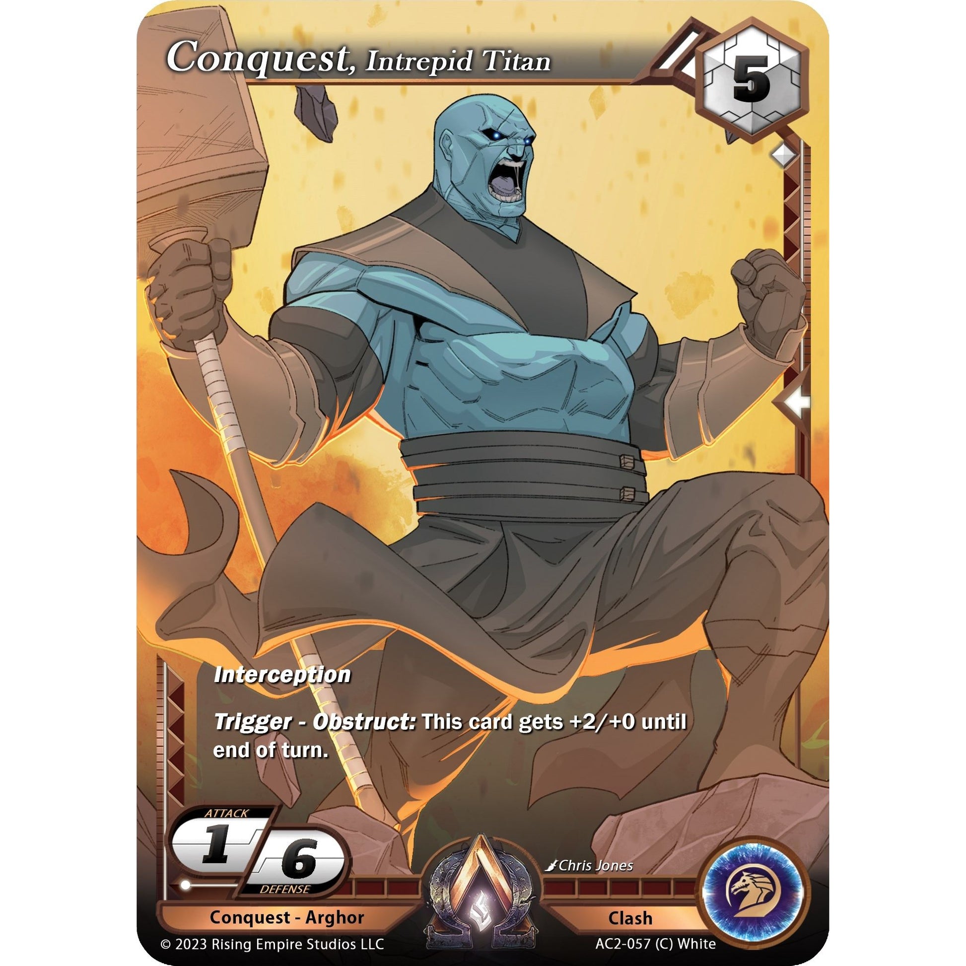 Image for Conquest, Intrepid Titan (AC2-057) (AC2) - Alpha Clash