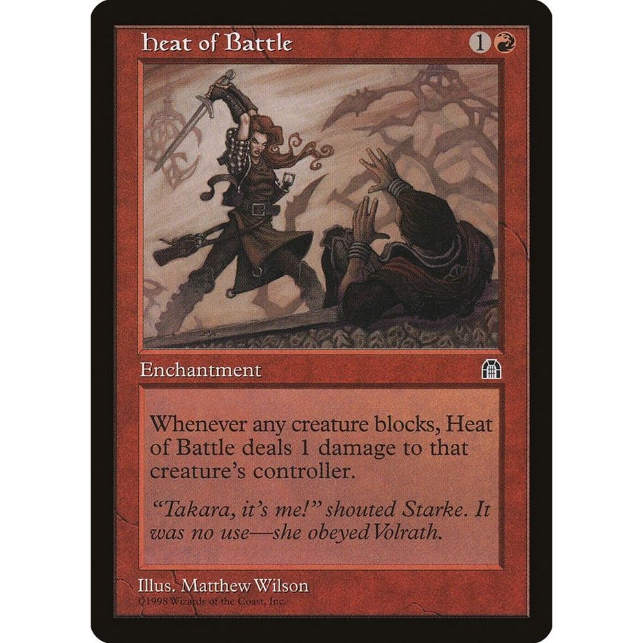 Image for Heat of Battle (STH) - Magic: The Gathering