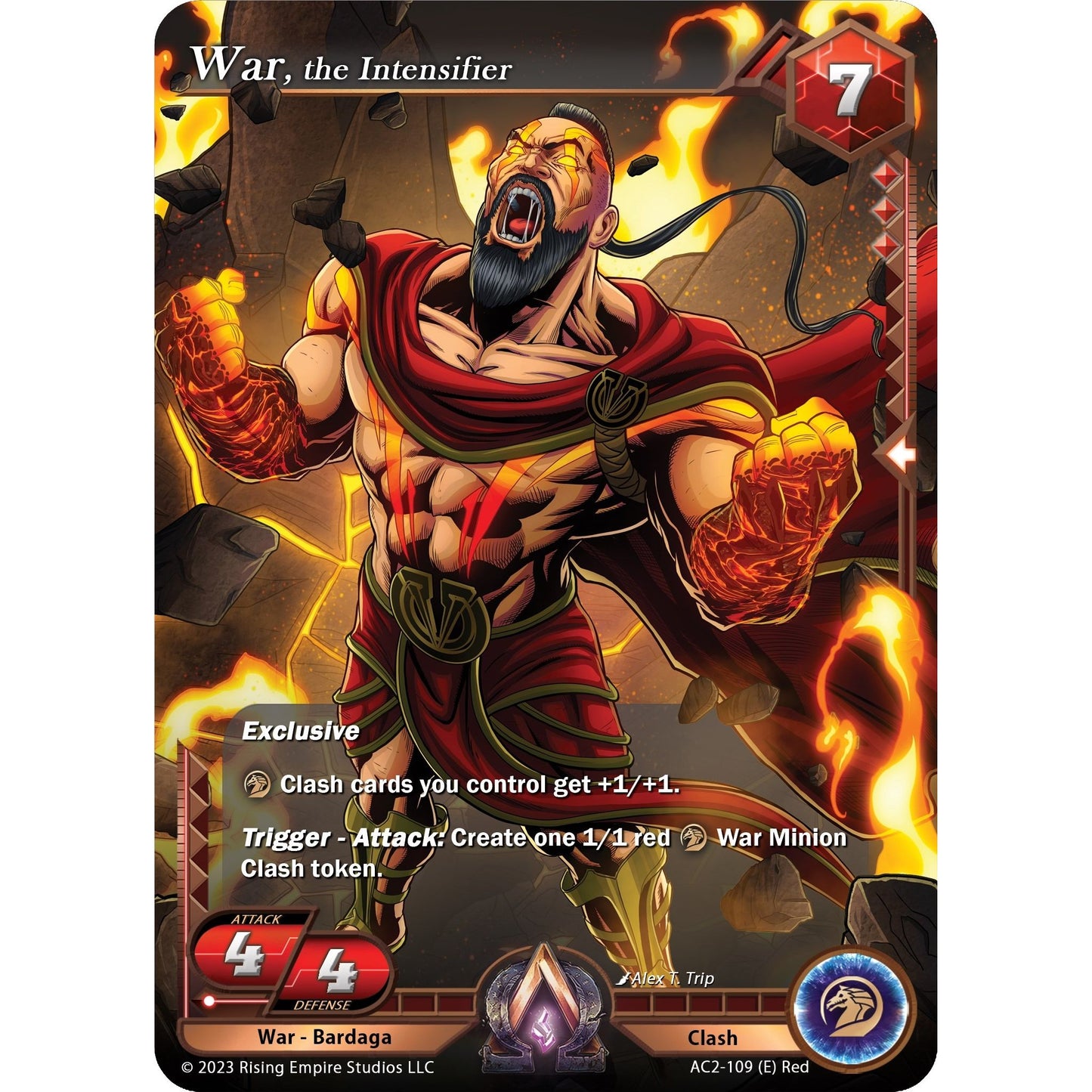 Image for War, the Intensifier (AC2-109) (AC2) - Alpha Clash
