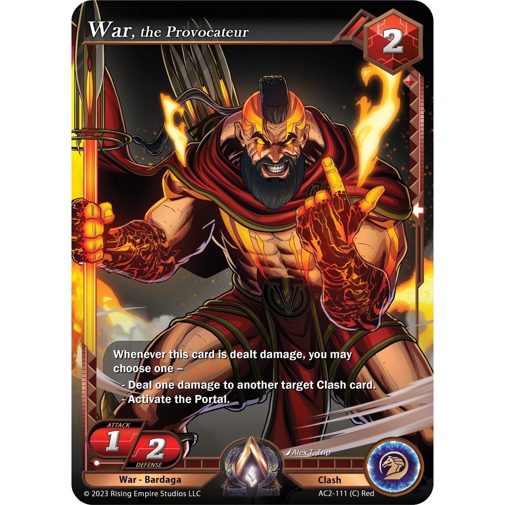 Image for War, the Provocateur (AC2-111) (AC2) - Alpha Clash