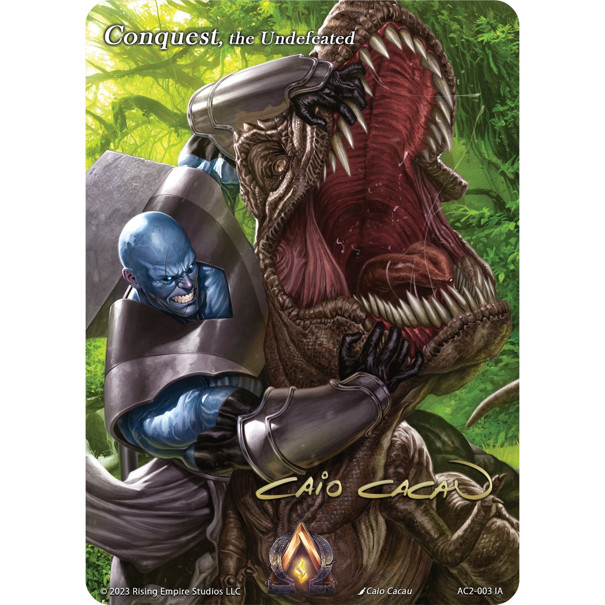 Image for Conquest, the Undefeated (Iconic Art) (AC2-003 IA) (AC2) - Alpha Clash