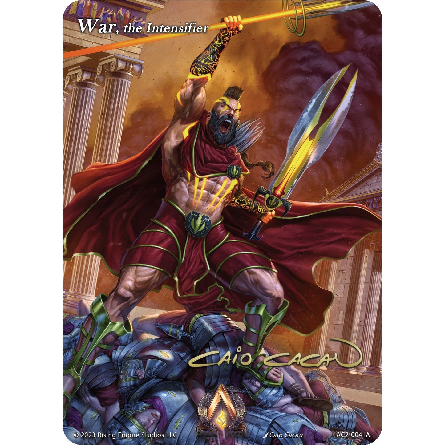 Image for War, the Intensifier (Iconic Art) (AC2-004 IA) (AC2) - Alpha Clash