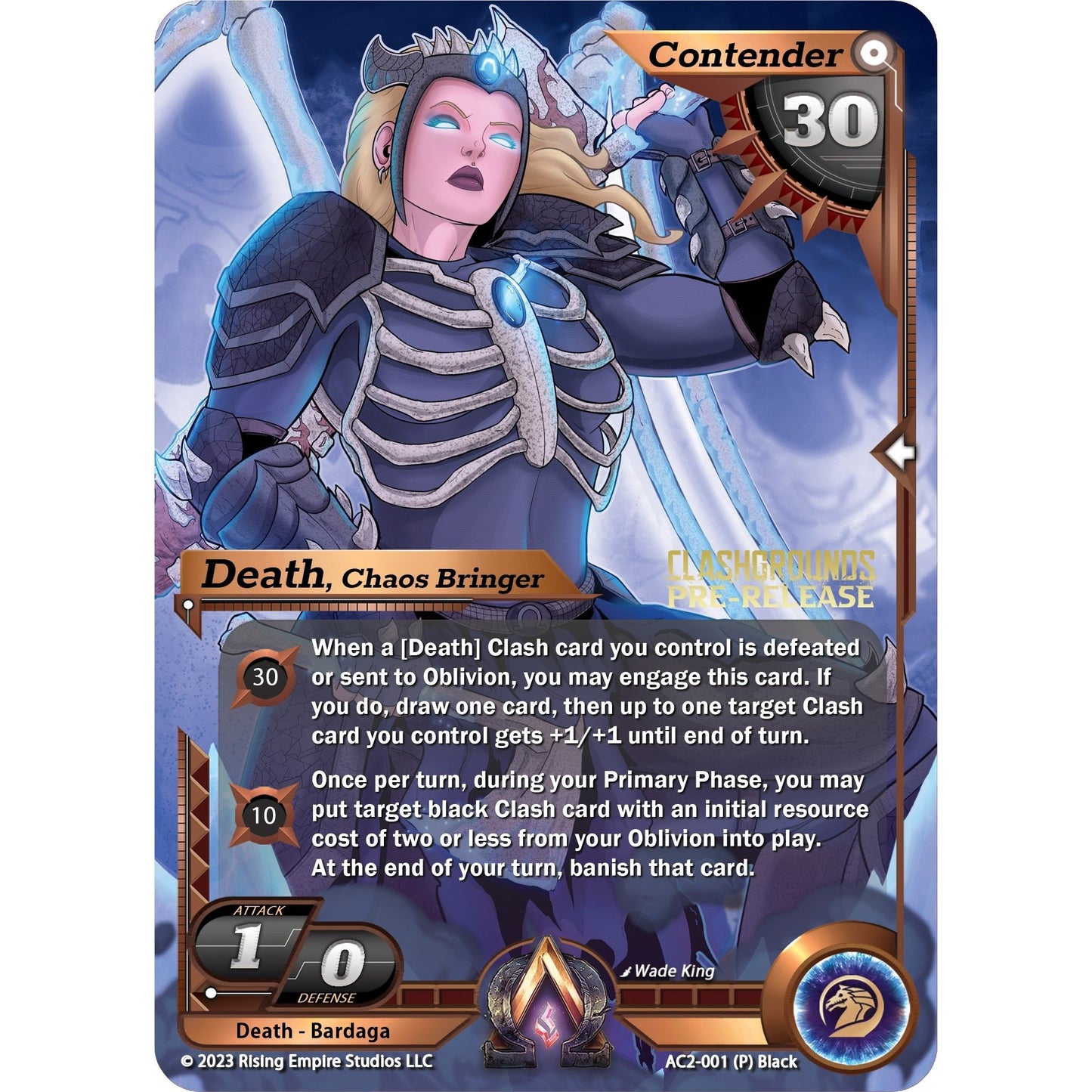 Image for Death, Chaos Bringer (Pre-Release) (AC2-001) (AC2) - Alpha Clash
