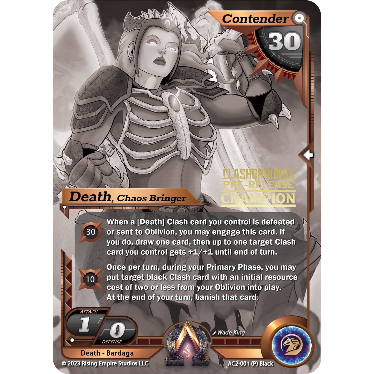 Image for Death, Chaos Bringer (Pre-Release Champion) (AC2-001) (AC2) - Alpha Clash