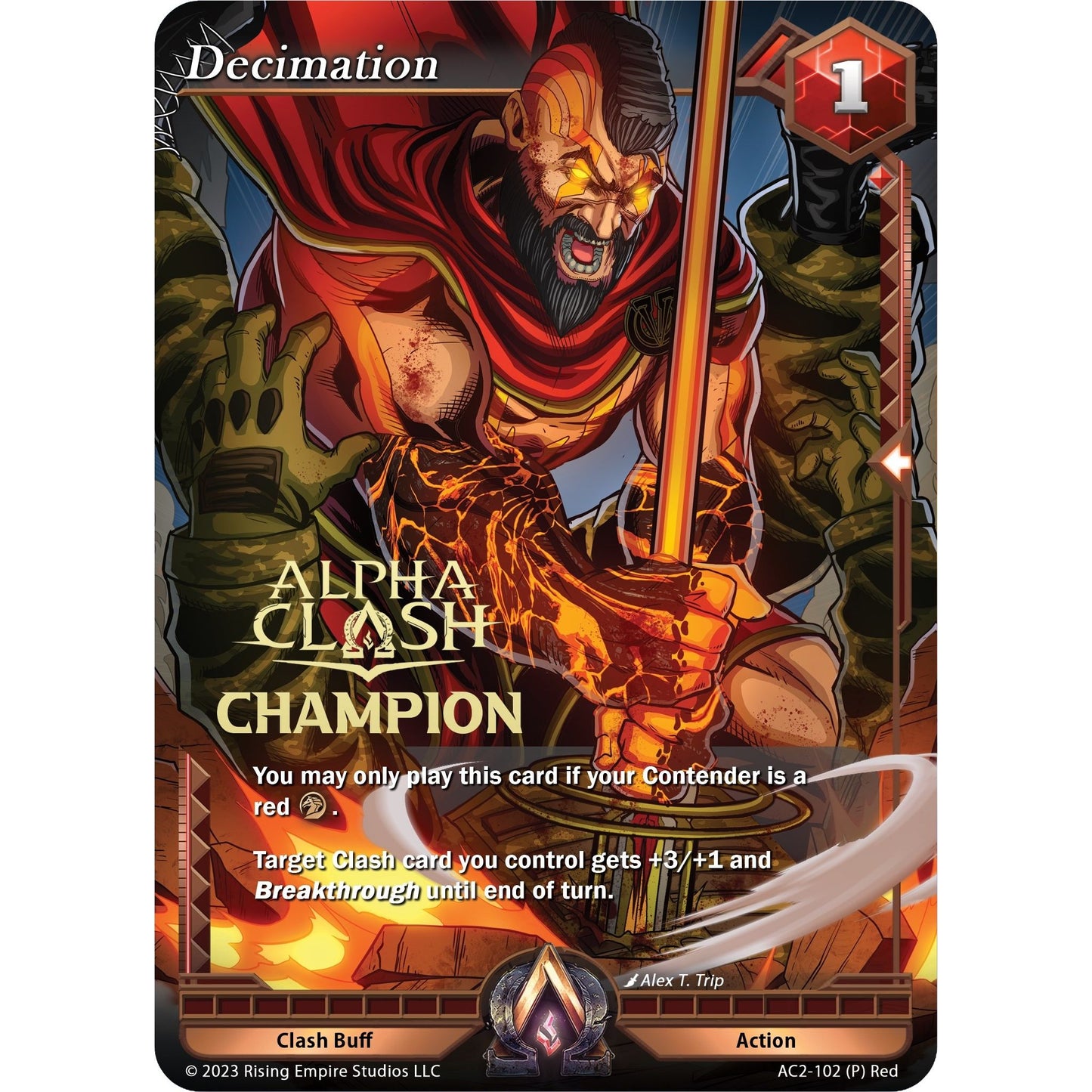 Image for Decimation (Champion) (AC2-102) (AC2) - Alpha Clash
