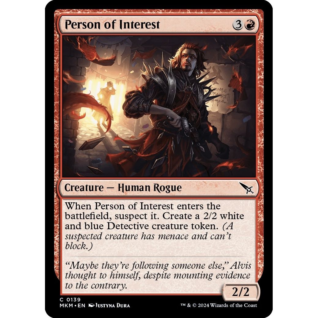 Image for Person of Interest (139) (MKM) - Magic: The Gathering