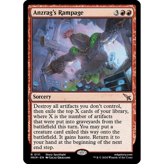 Image for Anzrag's Rampage (111) (MKM) - Magic: The Gathering