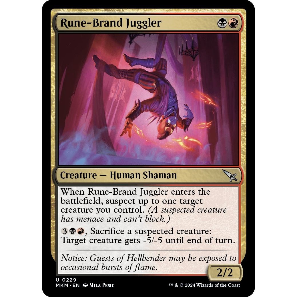Image for Rune-Brand Juggler (229) (MKM) - Magic: The Gathering