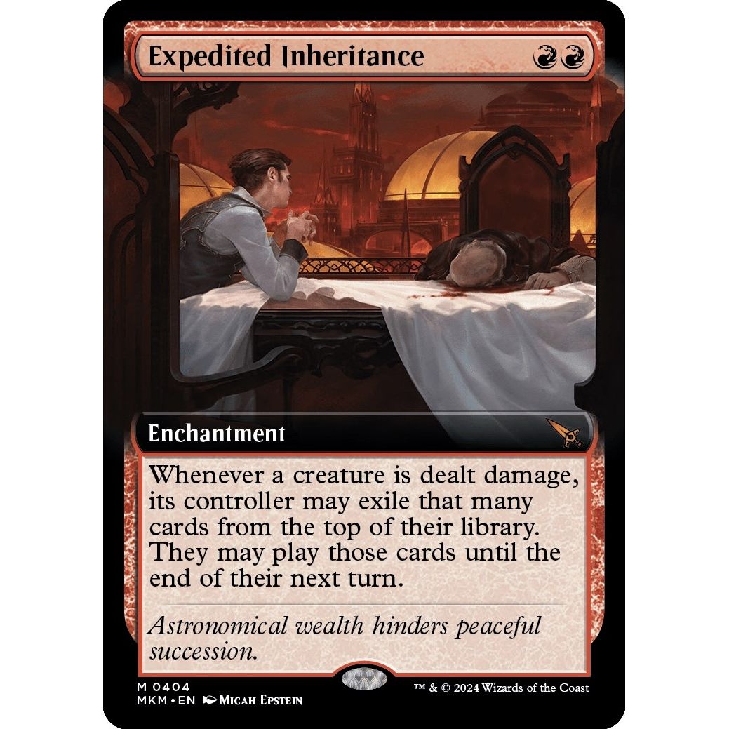 Image for Expedited Inheritance (Extended Art) (404) (MKM) - Magic: The Gathering