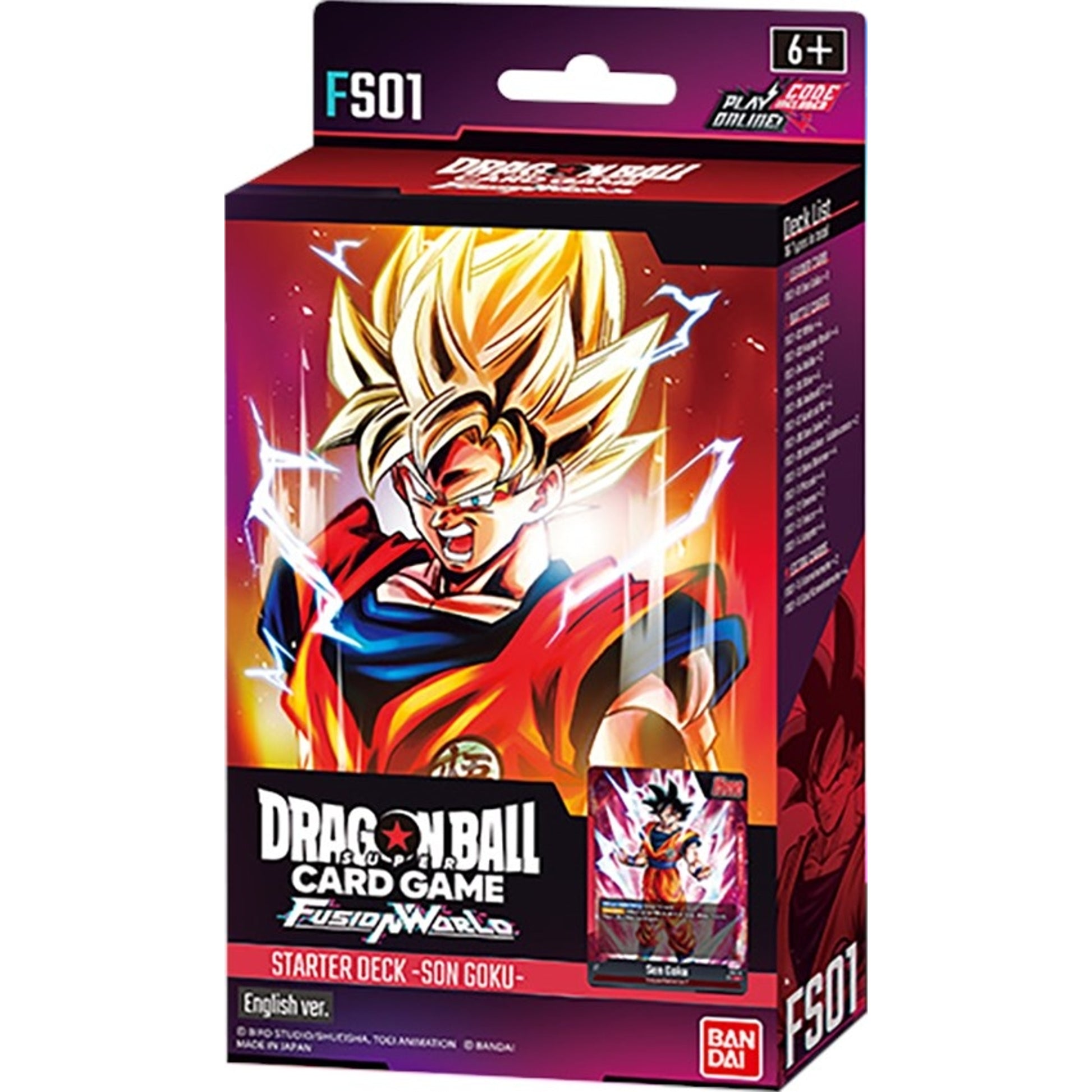 Image for Starter Deck 1: Son Goku - Dragon Ball Super: Fusion World